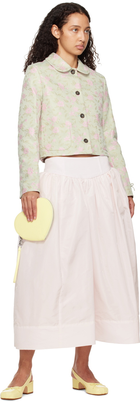 【関税込み】Sandy Liang グリーン Ditto ジャケット Sandy Liang Green Ditto Jacket Sandy Liang