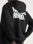 Neighborhood - Logo-Print Cotton-Jersey Hoodie - Black