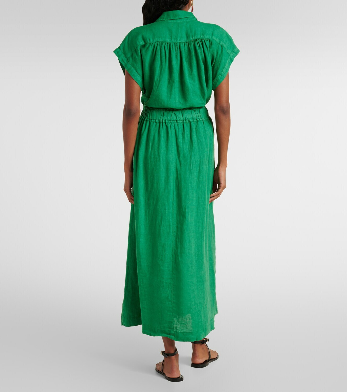 Velvet Linda linen maxi skirt