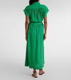 Velvet Linda linen maxi skirt