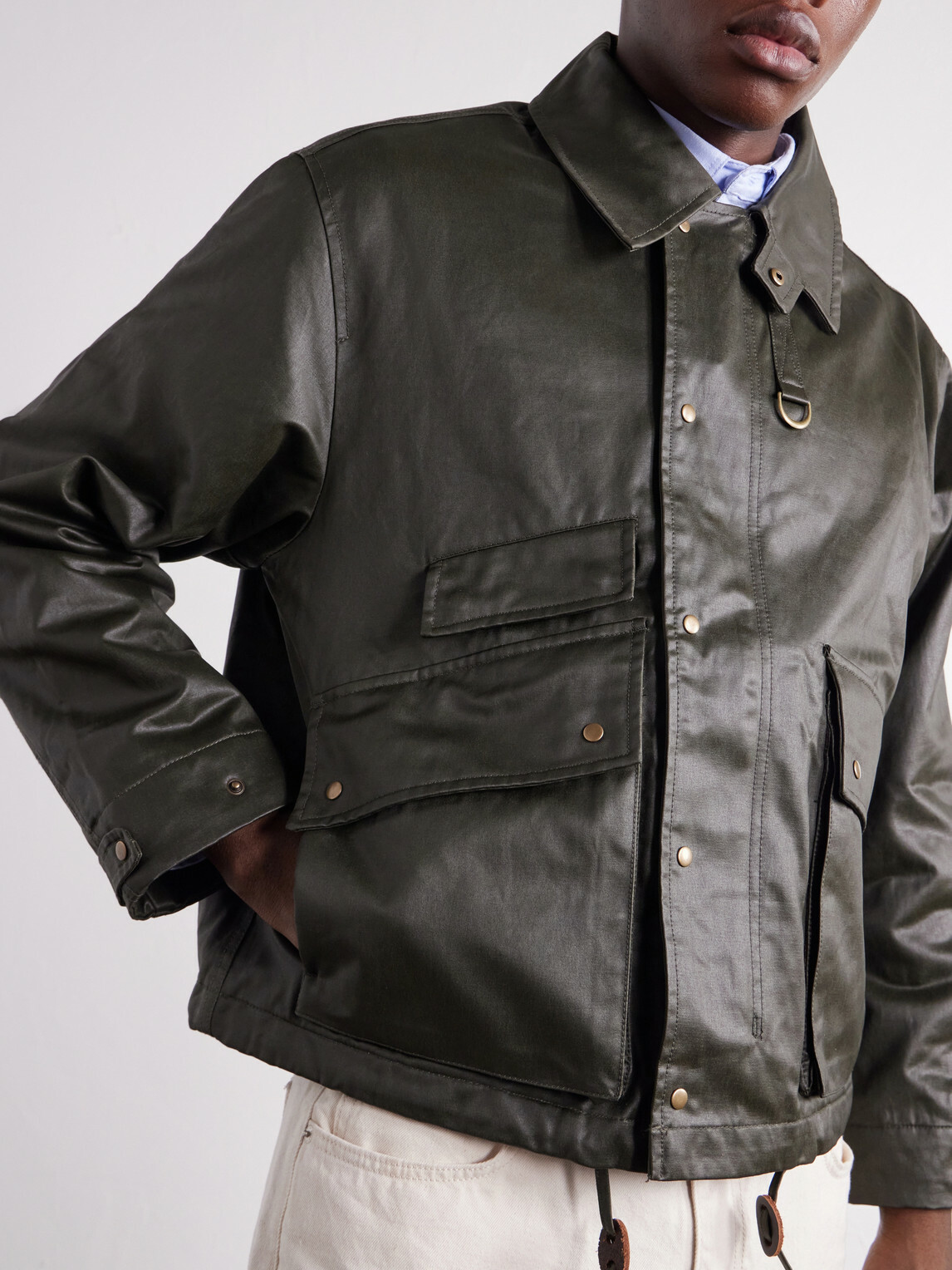 FrizmWORKS - Waxed-Cotton Jacket - Brown