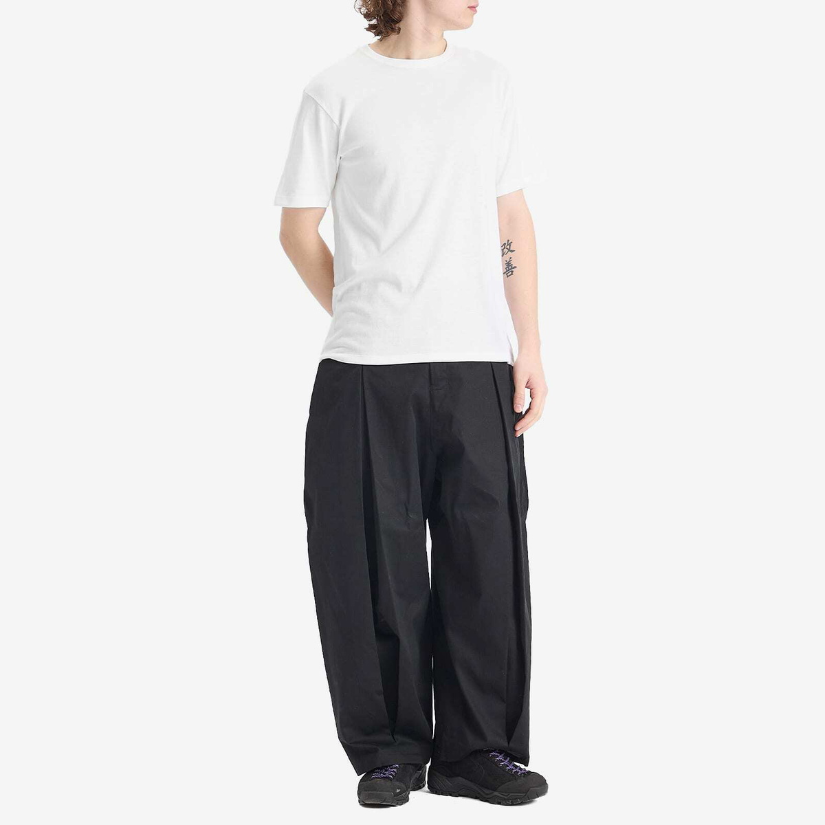 Nanamica Men's Loopwheel Coolmax Jersey T-Shirt in White