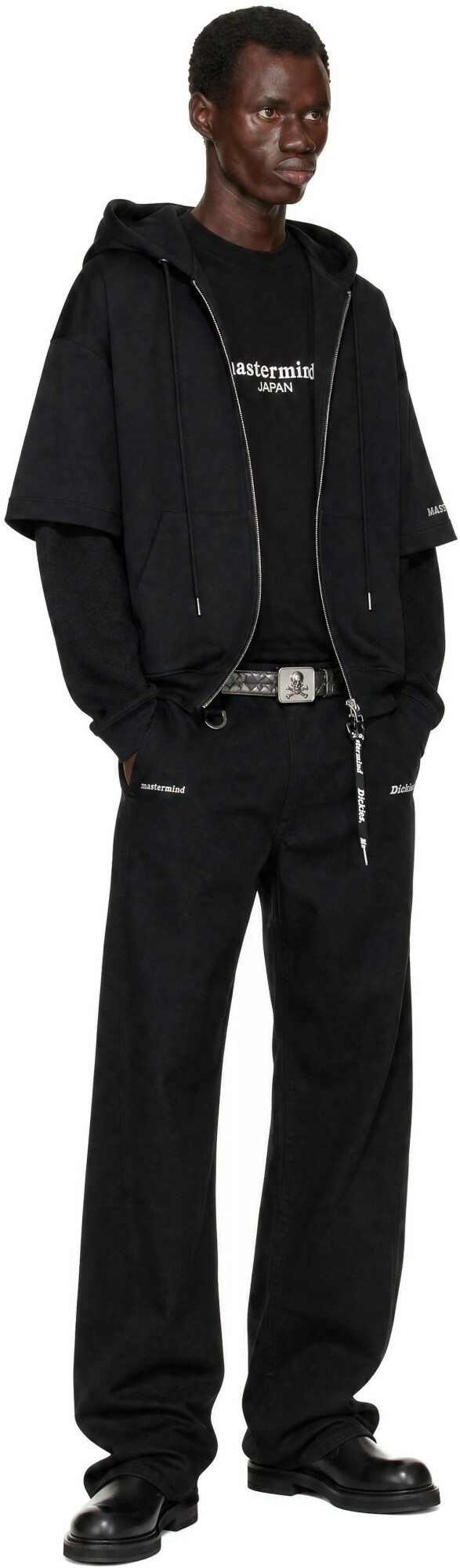 mastermind JAPAN Black Dickies Edition Duck Carpenter Jeans