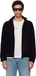 Courrèges Black Spongy Track Jacket