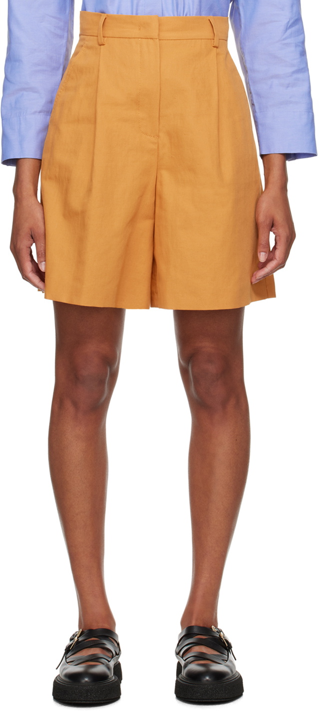 Weekend Max Mara Orange Ecuba Shorts