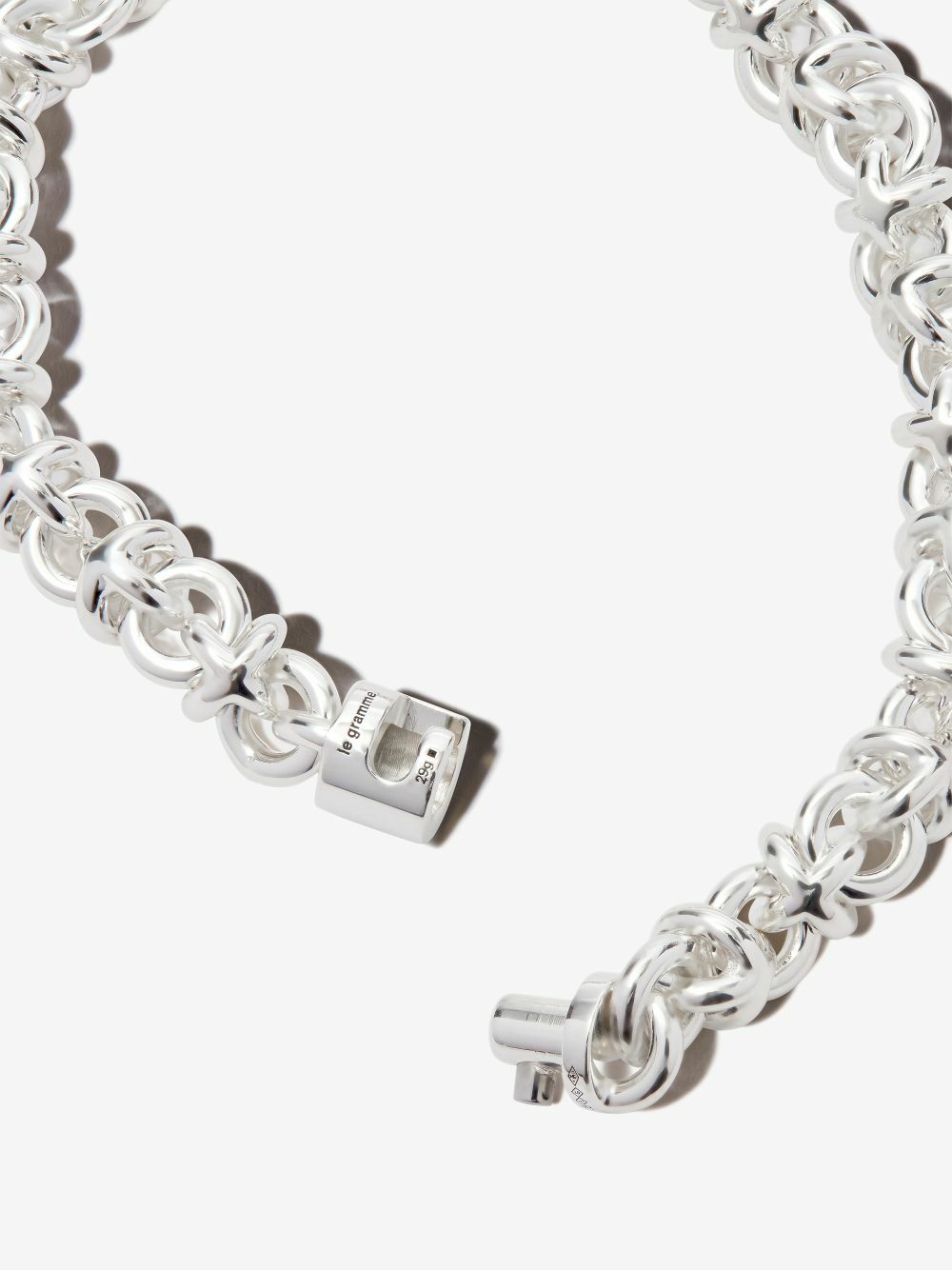 Le Gramme Sterling Silver Le 29g Entrelacs Polished Bracelet