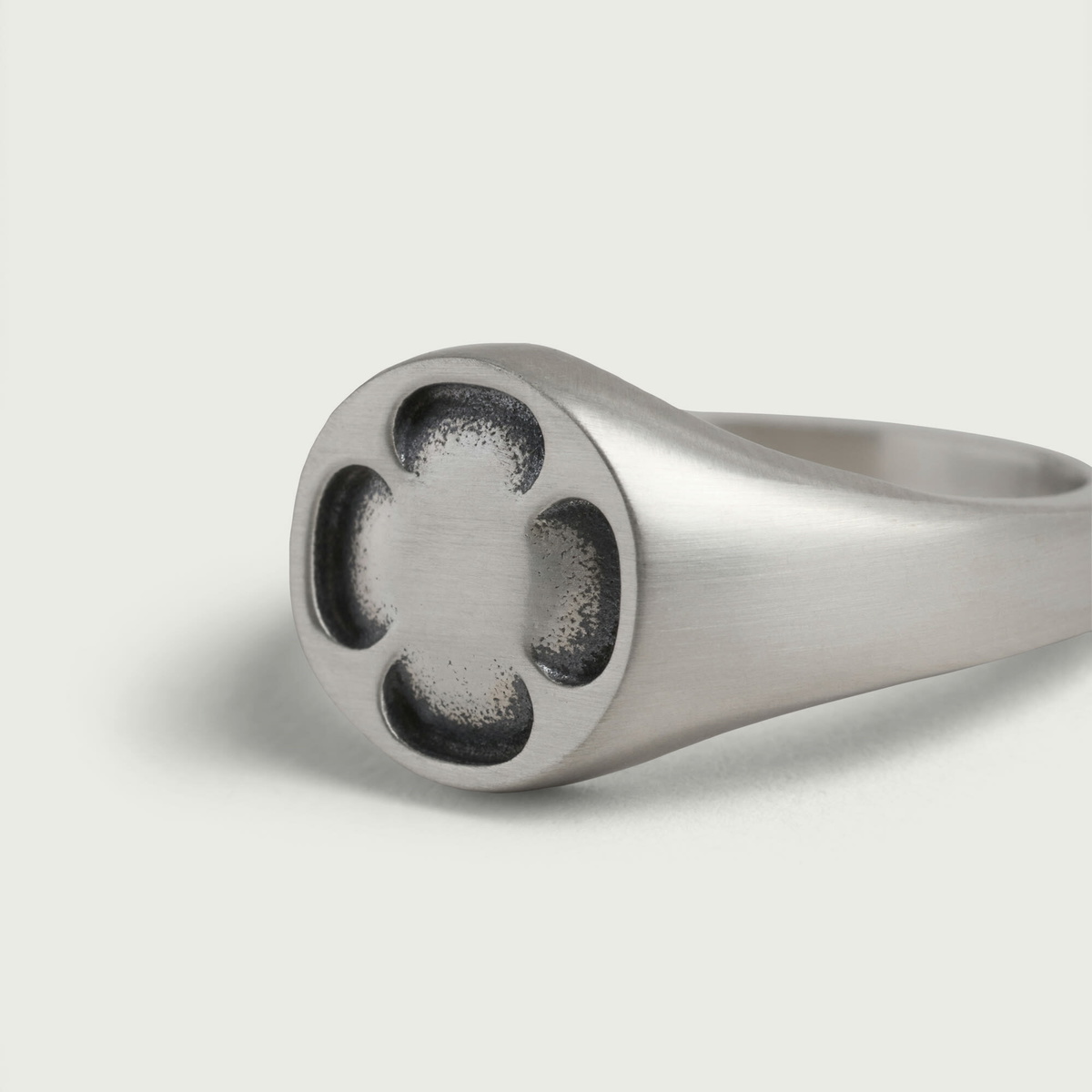 Serge DeNimes Men's Quadrant Ring in Silver