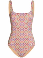 ETRO Printed Lycra One Piece Swimsuit