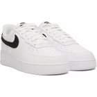 Nike White & Black Air Force 1 '07 Sneakers