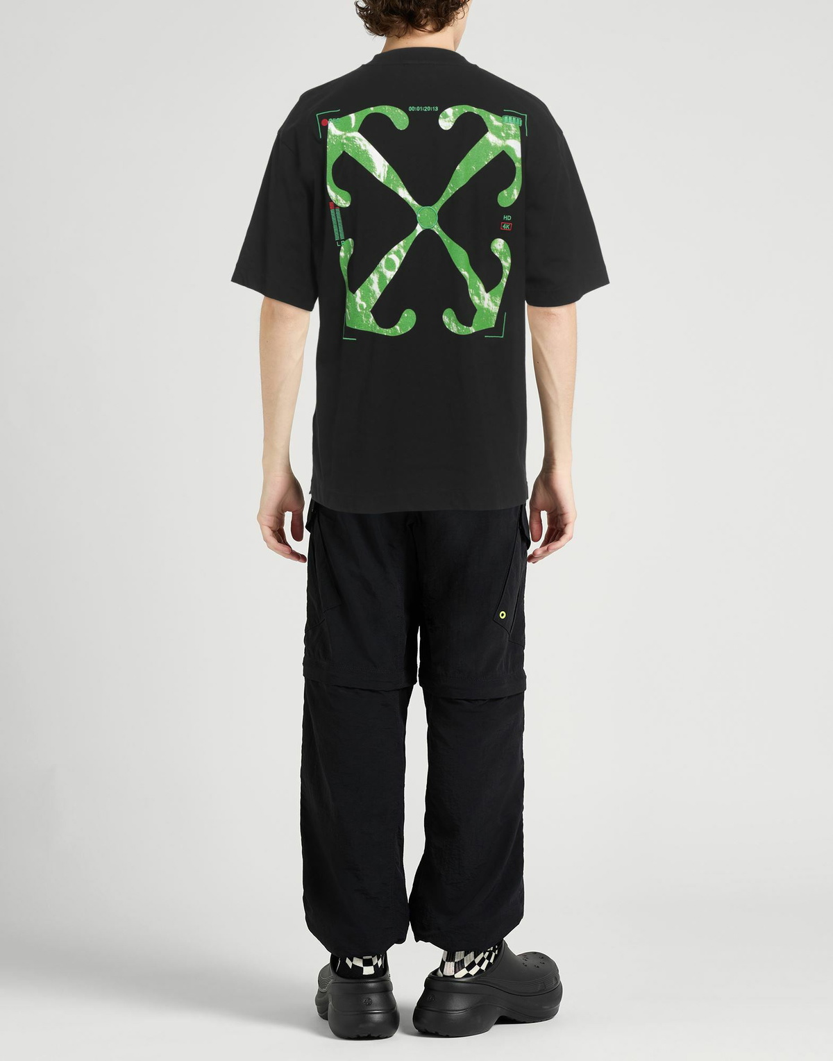Off-white Mens T-shirt in Black