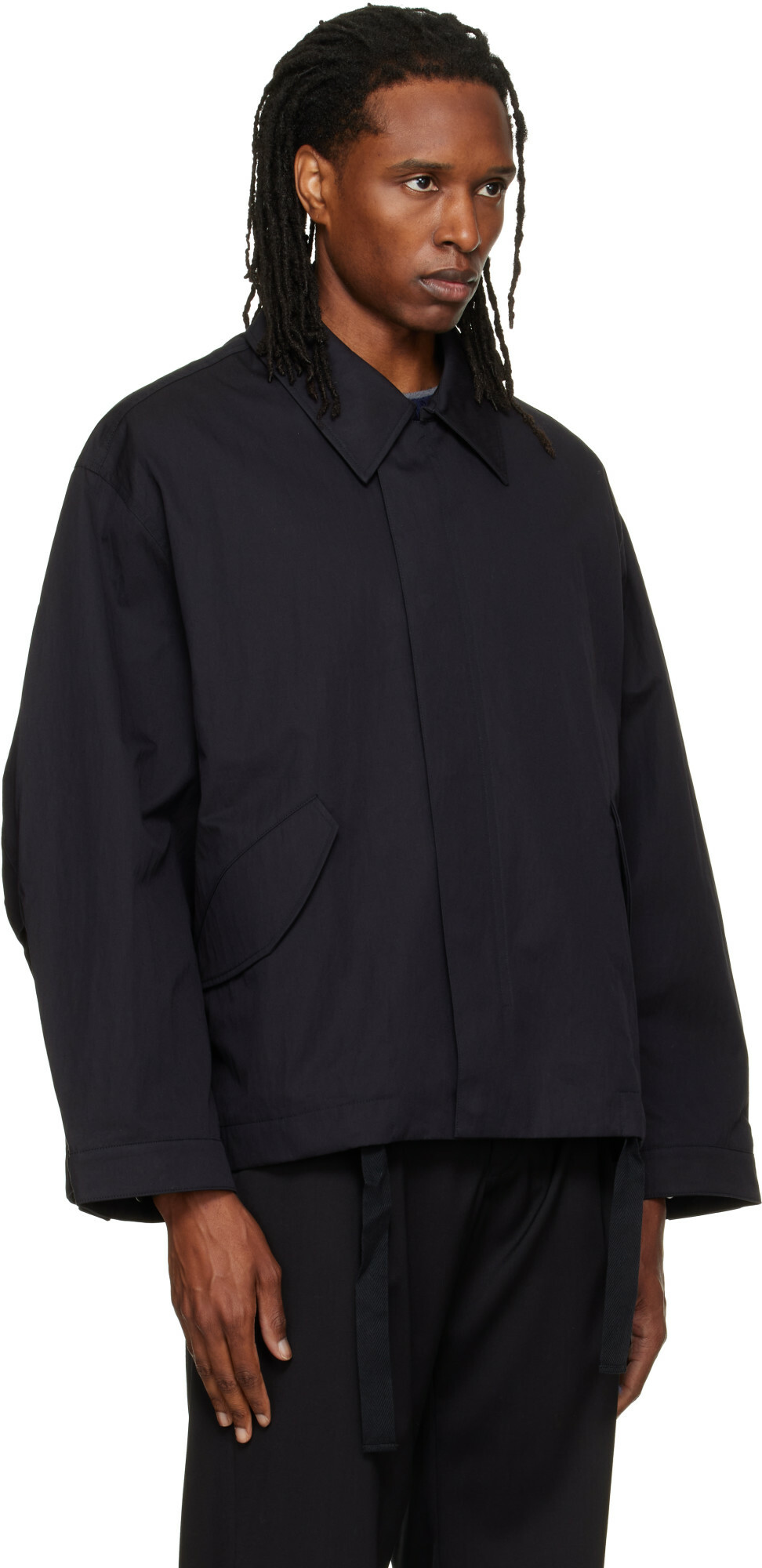 Studio Nicholson Navy Comba Jacket