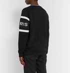 Givenchy - Logo-Embroidered Striped Loopback Cotton-Jersey Sweatshirt - Black