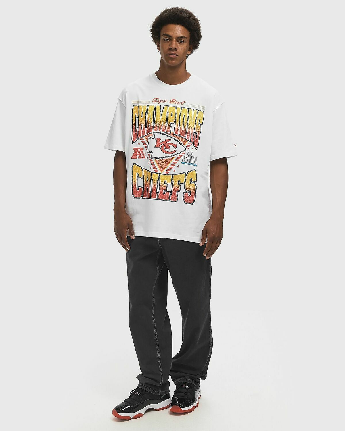 New Era SPTCLAS QTRZP2392 LASKANSAS CITY CHIEFS White Mens Shortsleeves/Team Tee
