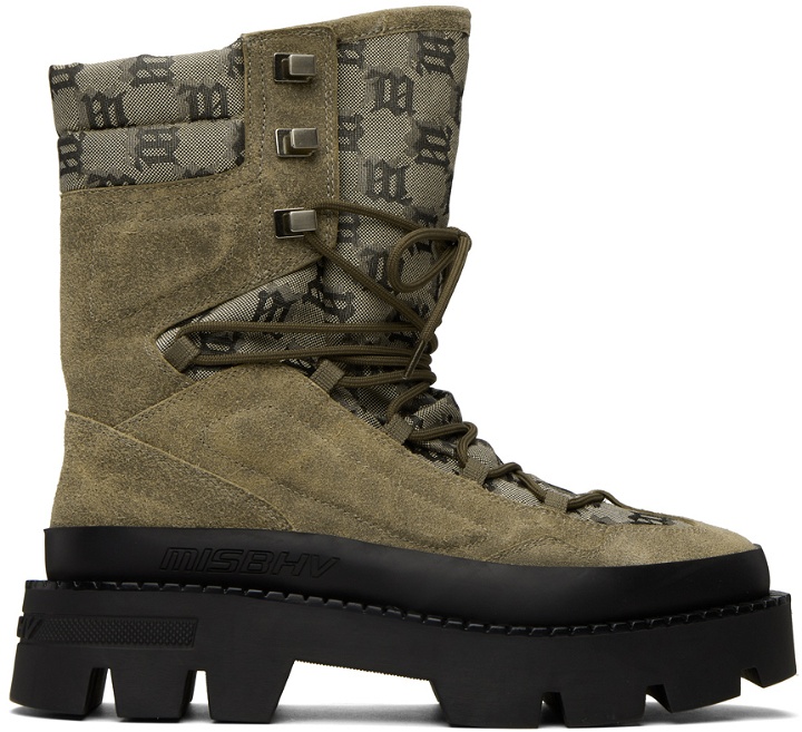 Photo: MISBHV Taupe 'The Ibiza' Combat Boots