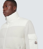 Moncler Down-paneled wool jacket