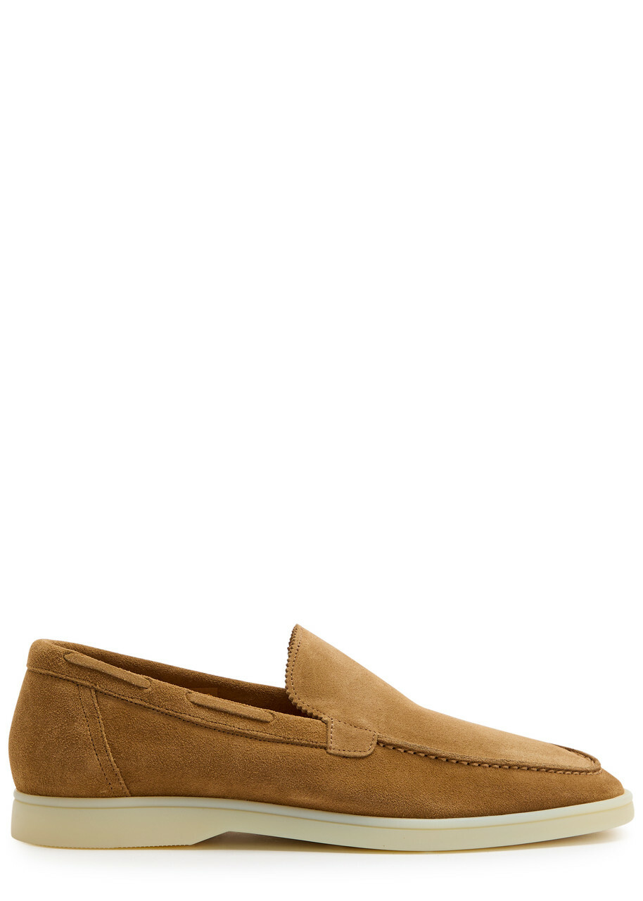 Aurélien Yacht Suede Loafers Tan
