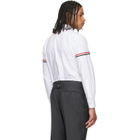 Thom Browne White Oxford RWB Armband Shirt