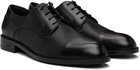 BOSS Black Cap-Toe Leather Derbys