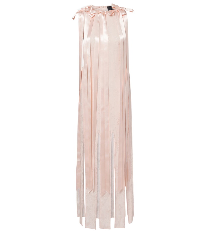Photo: Simone Rocha Bow-detail floral jacquard maxi dress