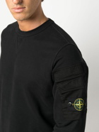 STONE ISLAND - Compass Cotton Sweatshirt