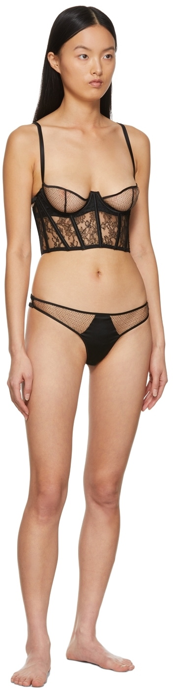 Kiki de Montparnasse Black Minx Thong