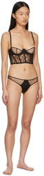 Kiki de Montparnasse Black Minx Thong