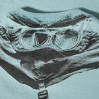 C.P. Company Undersixteen Women's Logo Tee in Mineral Blue