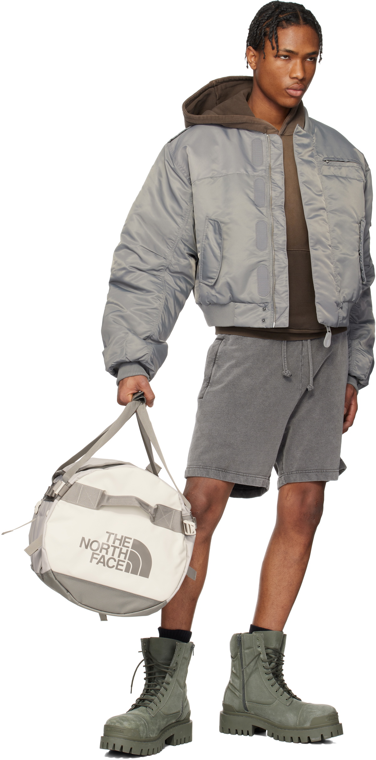The North Face Gray Base Camp Medium Duffle Bag The North Face