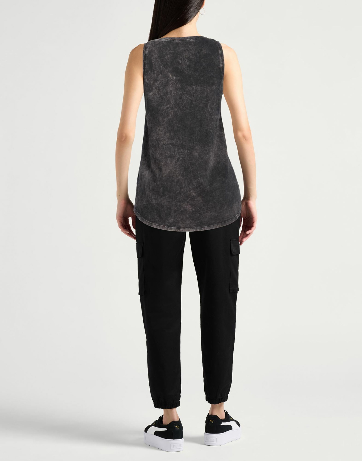 Shoe Womens Tank top in Black