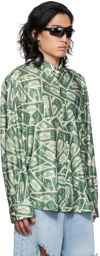 VETEMENTS Green Million Dollar Shirt