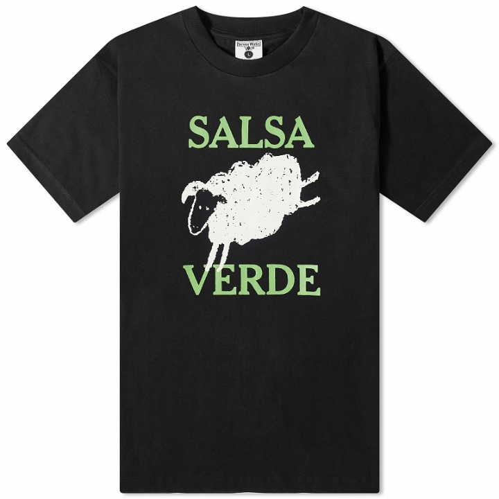 Photo: Service Works Men's Salsa Verde T-Shirt in Black