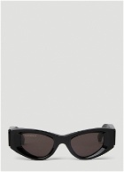 Odeon Cat Sunglasses in Black