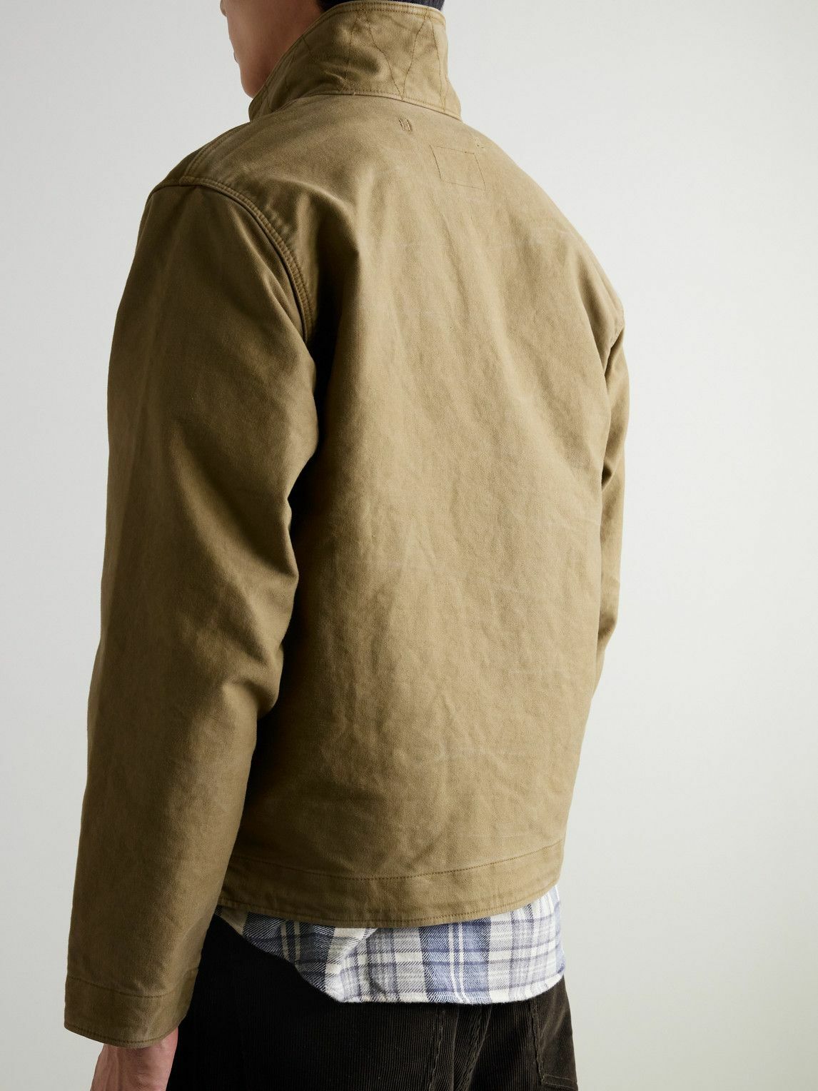 RRL - Bower Corduroy-Trimmed Cotton Jacket - Green