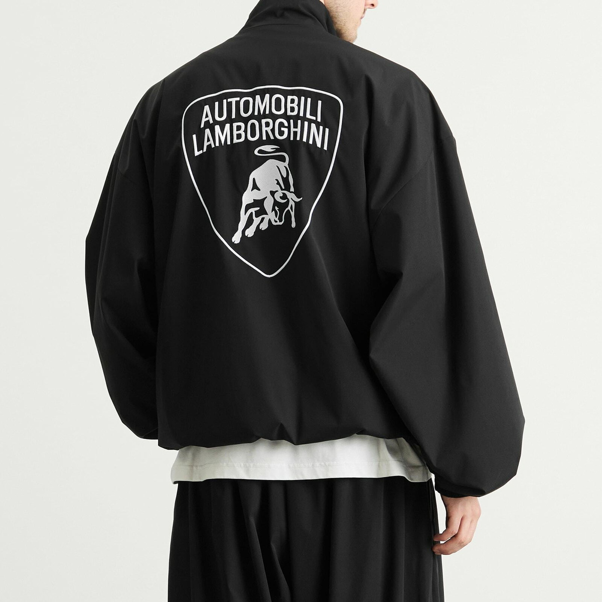 Balenciaga Men's Automobili Lamborghini Tracksuit Jacket in Black