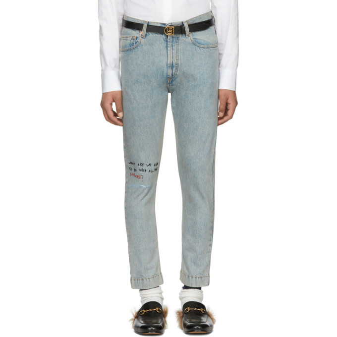 Photo: Gucci Blue Future 60s Fit Jeans