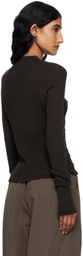 Cecilie Bahnsen Brown Bessie Cardigan
