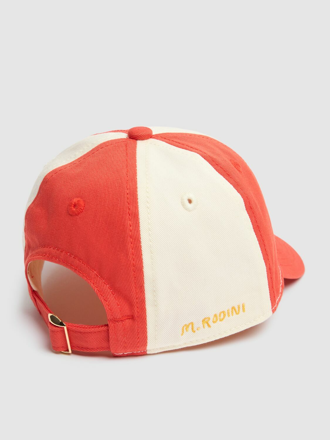 MINI RODINI Embroidered Cotton Baseball Hat