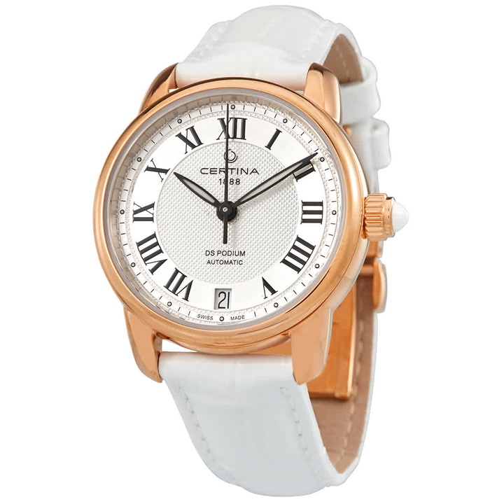 Photo: Certina DS Podium Silver Dial Automatic Ladies Watch C025.207.36.038.00