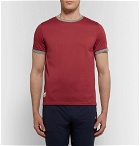 Tracksmith - Towne Cotton-Blend Jersey T-Shirt - Crimson