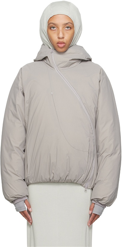 Photo: POST ARCHIVE FACTION (PAF) Gray Zip Down Jacket