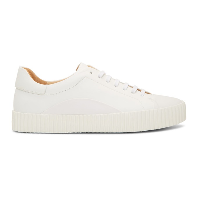 Photo: Jil Sander White Connors 101 Sneakers