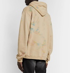 John Elliott - Tie-Dyed Loopback Cotton-Jersey Hoodie - Neutrals