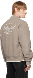 Axel Arigato Beige 'Chateau Axel' Bomber Jacket