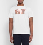 Saturdays NYC - Printed Cotton-Jersey T-Shirt - Men - White
