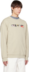 Dime Taupe Microdime Sweatshirt