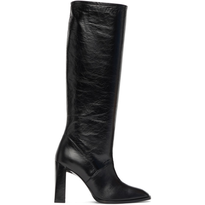 BY FAR Black Camilla Tall Boots