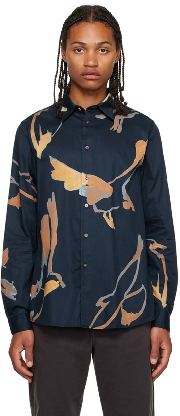 Photo: PS by Paul Smith Navy Lapwing Shirt