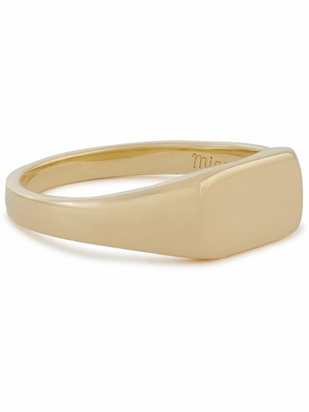 Photo: Miansai - Gold Vermeil Signet Ring - Gold