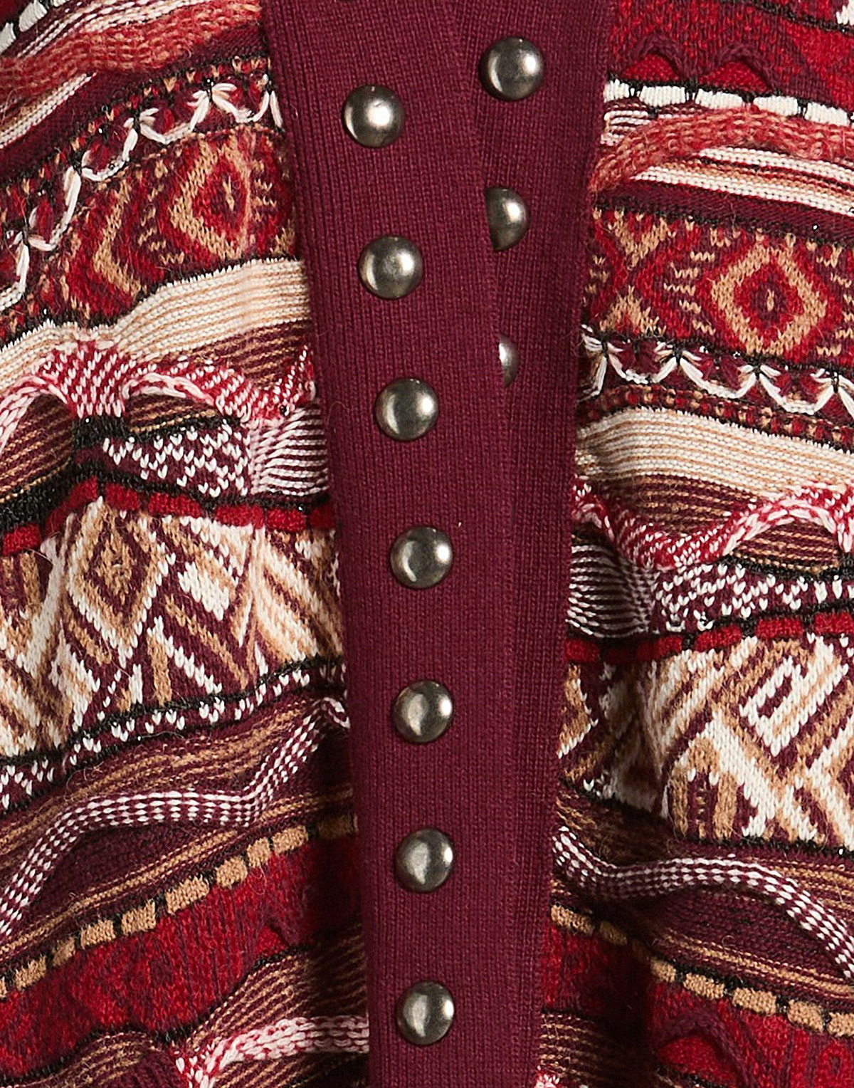 Laneus Womens Cardigan in Red