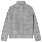 Thom Browne Crisp Check Linen Harrington Jacket